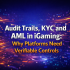 Audit Trails, KYC and AML in iGaming: Why Platforms Need Verifiable Controls